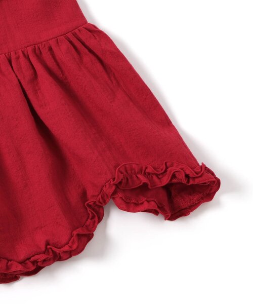 apres les cours（アプレレクール）の「【ジュニア対応】ヴィンテージフラワーセットアップ＿アプレレクールマシェリ（セットアップ・キッズ・ブルー/レッド・90/100/110/120/130/140）」の11枚目の写真