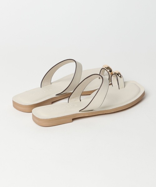 BAYFLOW(ベイフロー)の「サムリングフラットサンダル(サンダル・レディース・ブラウン/アイボリー/ブラック・MEDIUM/LARGE)」の16枚目の写真