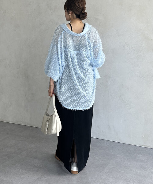 Thevon（ゼボン）の「ホルターネックカップ付きナローキャミワンピース（ワンピース・レディース・ブラック/モカ/ライトグレー・S/M）」の5枚目の写真