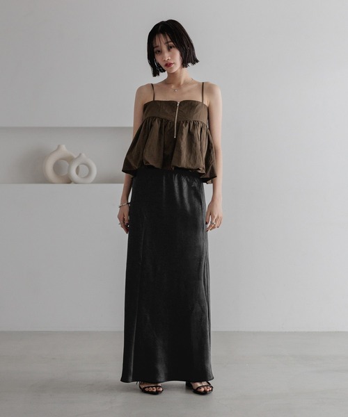 LOWRYS FARM（ローリーズファーム）の「バルーンZIPキャミソール