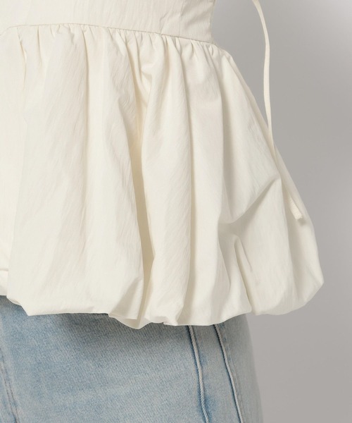 LOWRYS FARM(ローリーズファーム)の「バルーンZIPキャミソール 289811(キャミソール・レディース・アイボリー/ブラック/ブラウン・FREE)」の15枚目の写真