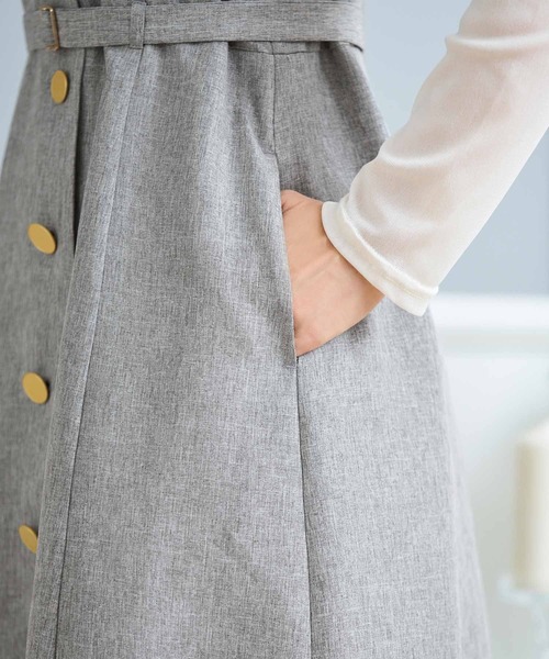 ベスト ジレ トレンチ風 ロング ワンピース ＆ ジレ Prima Scherrer レディース トレンチ風 ロング ワンピース & ジレ Prima Scherrer（ベスト