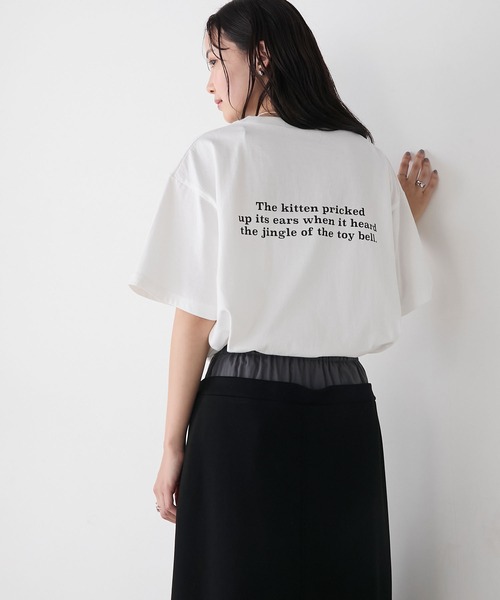 Tシャツ・カットソー Fallett Annoing Cat Short sleeve 4HA101 forksy.】アソート キャットプリント 半袖Tシャツ forksy.│MONO