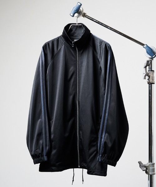 MAGASIN DE MODE Brew（マガジンデモードブリュー）の「【MAGASIN DE MODE Brew】トリコット2ライン フルZIP上下セット STS（ジャージ・メンズ・ブラック系1/ネイビー系1/グレー系1/ブラック系その他2・M/L/LL）」の7枚目の写真