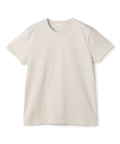 GALERIE VIE(ギャルリー ヴィー)の「ファインコットン クルーネックTシャツ(Tシャツ/カットソー・レディース・ホワイト/ネイビー/グレー/ライトグレー・FREE)」の2枚目の写真
