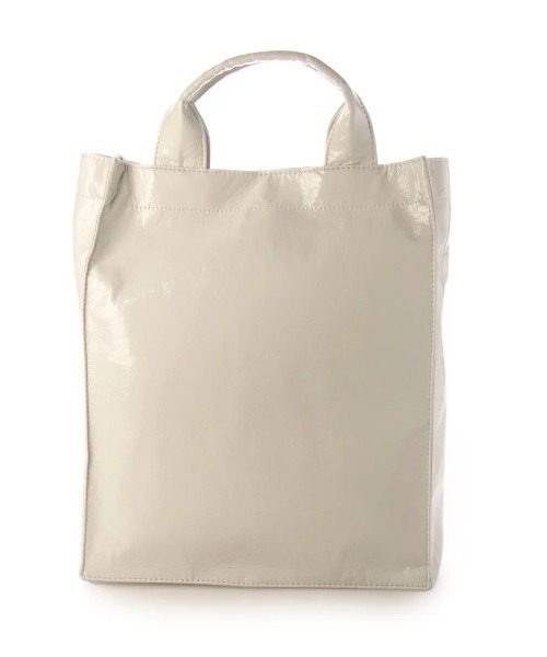 cache cache(カシュ カシュ)の「cache cache カシュカシュ タテ型ショッパー(トートバッグ・レディース・シルバー/グリーン/アイボリー/ブラック/ベージュ・FREE)」の9枚目の写真