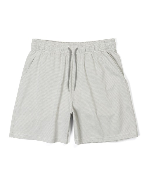 The DUFFER of ST.GEORGE(ザダファーオブセントジョージ)の「COOLMAX 2LAYERS RELAX FIT NARROW BORDER SHORTS:セットアップ 2層構造 吸水速乾クールマックス リラックスフィット ナローボーダーショーツ(その他パンツ・メンズ・ネイビー/ライトグレー/ダークグレー・X-LARGE/MEDIUM/LARGE)」の12枚目の写真