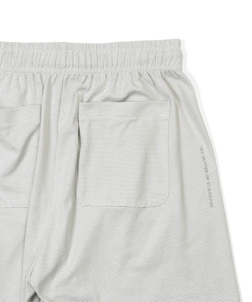 The DUFFER of ST.GEORGE(ザダファーオブセントジョージ)の「COOLMAX 2LAYERS RELAX FIT NARROW BORDER SHORTS:セットアップ 2層構造 吸水速乾クールマックス リラックスフィット ナローボーダーショーツ(その他パンツ・メンズ・ネイビー/ライトグレー/ダークグレー・X-LARGE/MEDIUM/LARGE)」の16枚目の写真