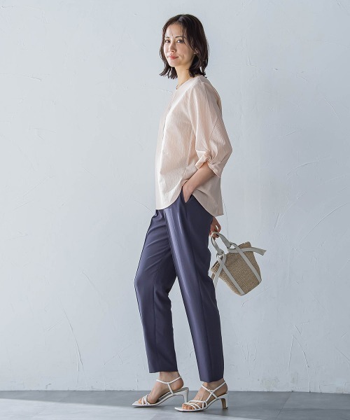 Droite lautreamont / ドロワットロートレアモン 袖シアーロンT≪洗濯機で洗える≫ Droite lautreamont（ドロワットロートレアモン）の「袖