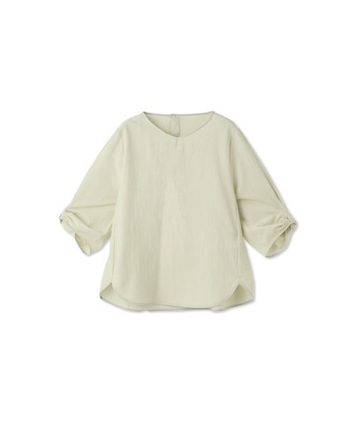 セール】フォルムスリーブVネックカットソー≪洗濯機で洗える≫（T