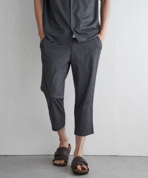 ikka（イッカ）の「【吸水速乾／セットアップ対応】GOKU楽AIRクロップドパンツ（その他パンツ・メンズ・ネイビー/グレー/チャコールグレー/ベージュ・M/L/S/XL）」の3枚目の写真