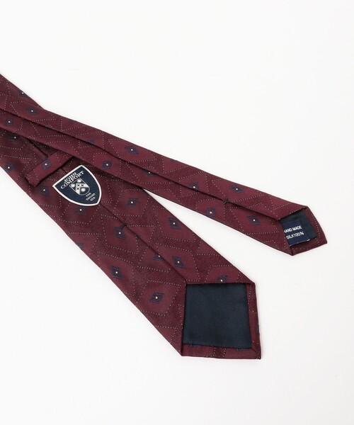 セール】JOHN COMFORT / シルク 小紋柄 ジャカード ネクタイ（ネクタイ