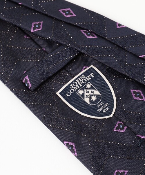 セール】JOHN COMFORT / シルク 小紋柄 ジャカード ネクタイ（ネクタイ