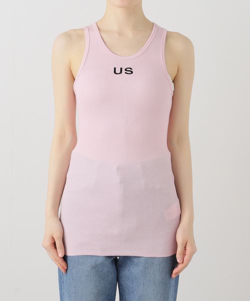 s/e/o(エスイーオー)の「【Geek Office / ギークオフィス】s/e/o / エスイーオー US RIBBED SLEEVELESS TOP(タンクトップ・レディース・ブラック/ホワイト/バーガンディー・FREE)」の7枚目の写真