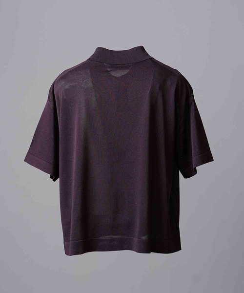 UNISEX》OUTLAST Prime-Over Crew Neck Knit Polo Shirt/アウト