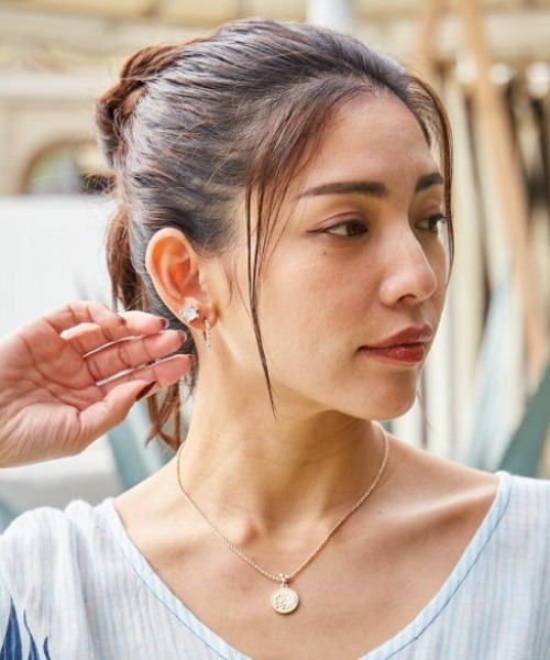 AMINA COLLECTION(アミナコレクション)の「Kahiko/カヒコ ピアス ホヌスタフィー 3組セット 4CBZ5102(ピアス(両耳用)・レディース・シルバー/ゴールド・FREE)」の4枚目の写真