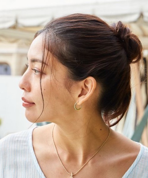 AMINA COLLECTION(アミナコレクション)の「Kahiko/カヒコ ピアス ホヌスタフィー 3組セット 4CBZ5102(ピアス(両耳用)・レディース・シルバー/ゴールド・FREE)」の5枚目の写真