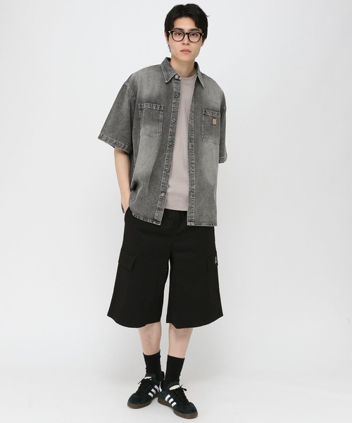 ALAND（エーランド）の「【UNISEX】ALAND／ツイルバミューダパンツ（その他パンツ・レディース・ホワイト/ブラック・MEDIUM/LARGE）」の4枚目の写真
