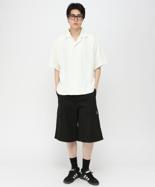 ALAND（エーランド）の「【UNISEX】ALAND／ツイルバミューダパンツ（その他パンツ・レディース・ホワイト/ブラック・MEDIUM/LARGE）」の5枚目の写真