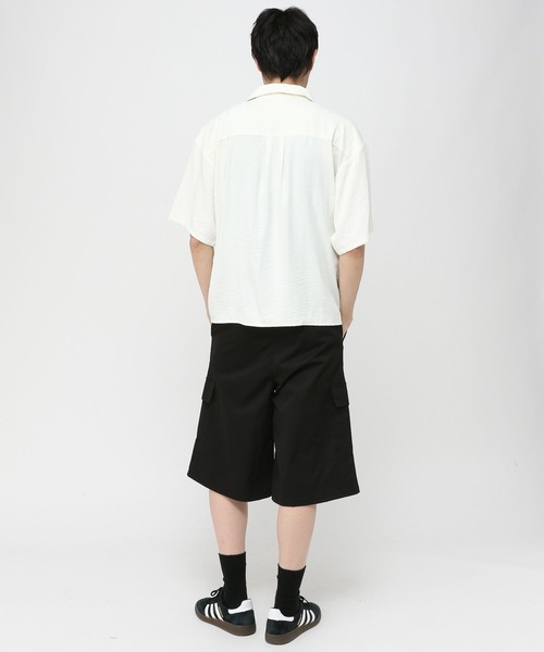 ALAND（エーランド）の「【UNISEX】ALAND／ツイルバミューダパンツ（その他パンツ・レディース・ホワイト/ブラック・MEDIUM/LARGE）」の7枚目の写真