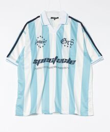 【CONTACT】総柄サッカーデザインTシャツ  215534 WINS