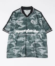 【CONTACT】総柄サッカーデザインTシャツ 215534 WINS