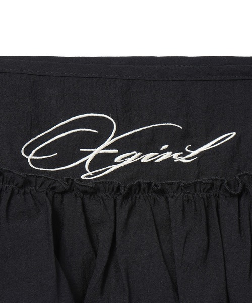 X-girl（エックスガール）の「SHEER TIERED BELT（スカート・レディース・オフホワイト/ブラック・ONE SIZE）」の6枚目の写真