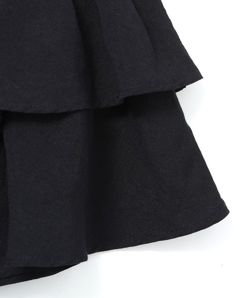 X-girl（エックスガール）の「SHEER TIERED BELT（スカート・レディース・オフホワイト/ブラック・ONE SIZE）」の9枚目の写真