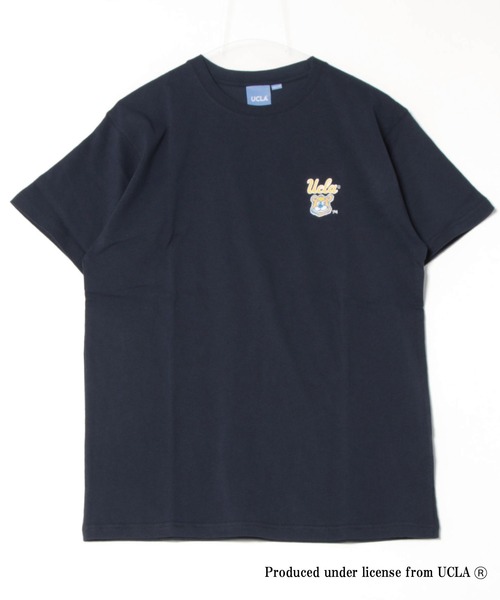 UCLA（ユーシーエルエー）の「【UCLA】ワンポイント刺繍ショートスリーブTEE ショートスリーブT 半袖Tシャツ（Tシャツ/カットソー・メンズ・ブラック/ネイビー/ホワイト系1/ベージュ/ホワイト・4/3/2）」の5枚目の写真