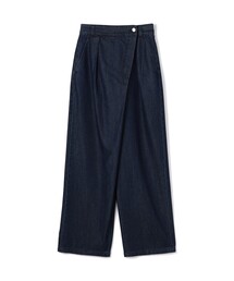 コットンデニム コクーンテーパードパンツ（デニムパンツ