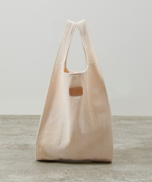 20/80（テゥエンティーエイティー）の「20/80 トゥエンティーエイティー / HERRINGBONE CANVAS #10 GROCERY BAG ヘリンボーンキャンバスグローサリーバッグ トートバッグ コンビニエンスバッグ / T067（トートバッグ・メンズ・ホワイト・FREE）」の8枚目の写真