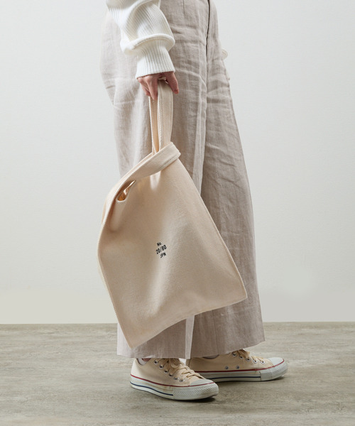 20/80（テゥエンティーエイティー）の「20/80 トゥエンティーエイティー / HERRINGBONE CANVAS #10 GROCERY BAG ヘリンボーンキャンバスグローサリーバッグ トートバッグ コンビニエンスバッグ / T067（トートバッグ・メンズ・ホワイト・FREE）」の18枚目の写真
