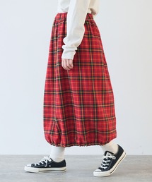 Recycle CHECK バルーンスカート