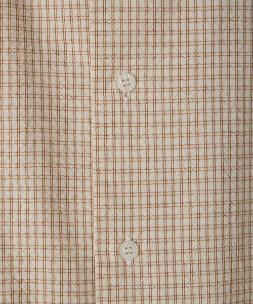 WHIMSIC（ウィムジック）の「*【WHIMSIC】ショートレングスチェックシャツ（シャツ/ブラウス・レディース・ブラック/ライトベージュ/ブルー・FREE）」の22枚目の写真