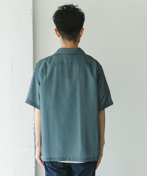URBAN RESEARCH DOORS（アーバンリサーチドアーズ）の「セオアルファアプリントオープンカラーSH（シャツ/ブラウス・メンズ・ブルー系その他/ブラウン系その他・MEDIUM/LARGE）」の11枚目の写真