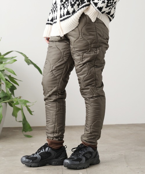 ROOPTOKYO(ループトウキョウ)の「ROOPTOKYO by みー キルティングミリタリーイージーパンツ テーパード ミリタリーパンツ(カーゴパンツ・レディース・ブラック/カーキ・S/M)」の18枚目の写真