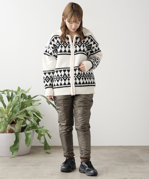 ROOPTOKYO(ループトウキョウ)の「ROOPTOKYO by みー キルティングミリタリーイージーパンツ テーパード ミリタリーパンツ(カーゴパンツ・レディース・ブラック/カーキ・S/M)」の9枚目の写真