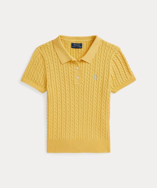 ミニケーブル コットン Polo セーター（ニット/セーター）｜POLO