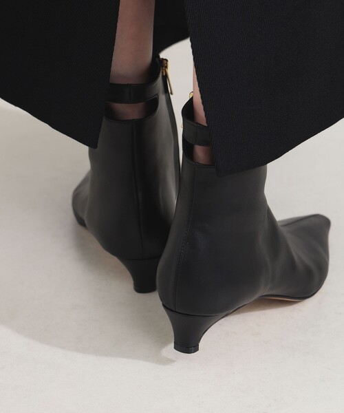 HENRI EN VARGO（ヘンリエンヴァーゴ）の「HENRI EN VARGO / Caroline ショートブーツ（ブーツ・レディース・ブラック/ブラウン・37/36/38）」の3枚目の写真