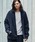 CAMBIO�i�J���r�I�j�́umj10836- Heavy Weight Indigo Sweat One Button Shawl Collar Jacket �V���[���J���[�W���P�b�g�i���̑��A�E�^�[�j�v�b�u���[