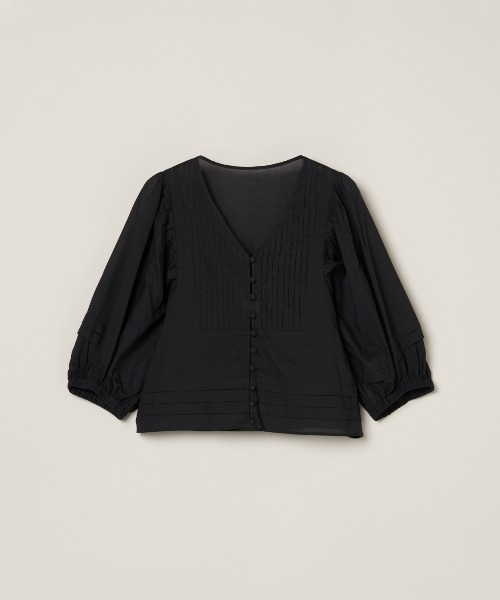 ブラウス シャツ (S)コットンローン / シャツ レディース コットンローン シャツ（シャツ/ブラウス）｜three dots