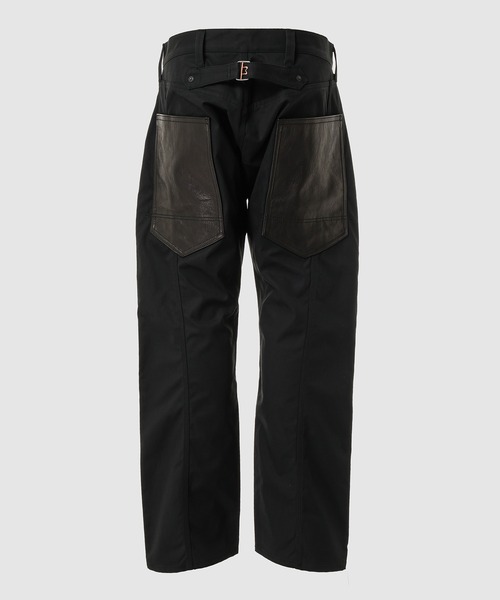 JUNYA WATANABE ガウチョパンツ COTTON DENIM X WOOL POLYESTER PANTS｜JUNYA WATANABE MAN