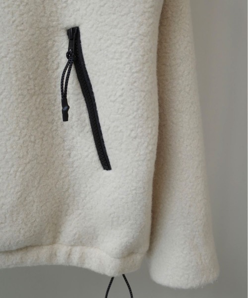 TODAYFUL（トゥデイフル）の「【TODAYFUL/トゥデイフル】Wool Boa Zip Jacket/ウールボアジップジャケット（その他アウター・レディース・キナリ/グレー・36/38）」の10枚目の写真