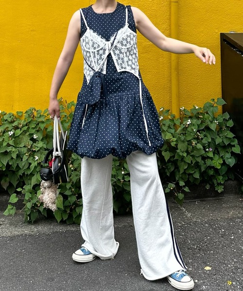 アメスリミニワンピースドット one after another NICE CLAUP｜【Black collection】アメスリ