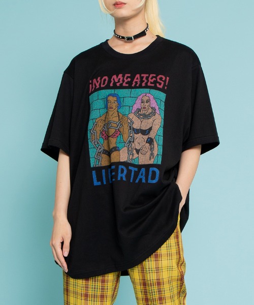 PUNYUS プニュズ Tシャツ ビック シャツ デザインTシャツ PUNYUS（プニュズ）の「LIBERTADビッグTシャツ（Tシャツ