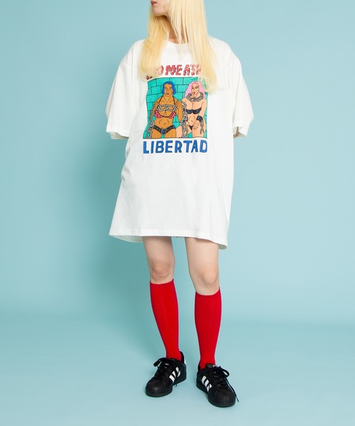 LIBERTADビッグTシャツ（Tシャツ/カットソー）｜PUNYUS