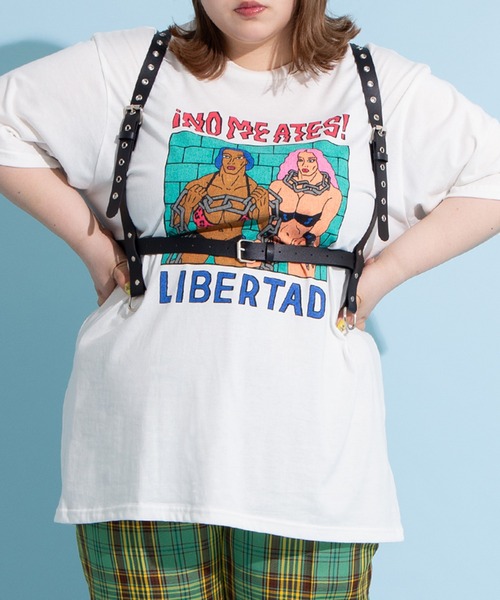 tシャツ LIBERTADビッグＴシャツ レディース メンズ LIBERTADビッグTシャツ（Tシャツ/カットソー）｜PUNYUS