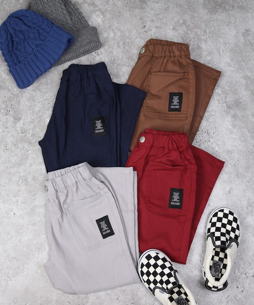 DILASH（ディラッシュ）の「スーパーストレッチツイルパンツ（その他パンツ・キッズ・ブラウン/レッド/ネイビー/グレー・90/140/100/130/120/110/80）」の5枚目の写真