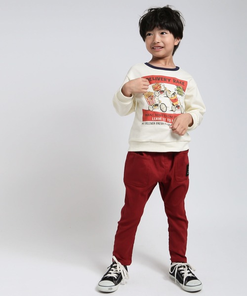 DILASH（ディラッシュ）の「スーパーストレッチツイルパンツ（その他パンツ・キッズ・ブラウン/レッド/ネイビー/グレー・90/140/100/130/120/110/80）」の16枚目の写真