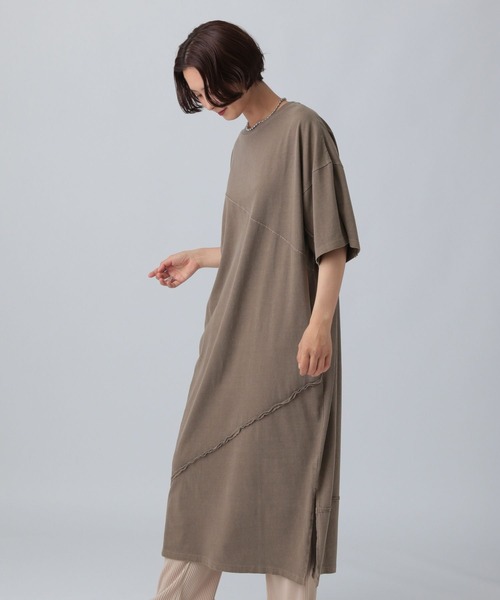LEPSIM(レプシィム)の「ピグメントワンピースSS 497926(ワンピース・レディース・ピンク/チャコールグレー/ブラウン・FREE)」の19枚目の写真